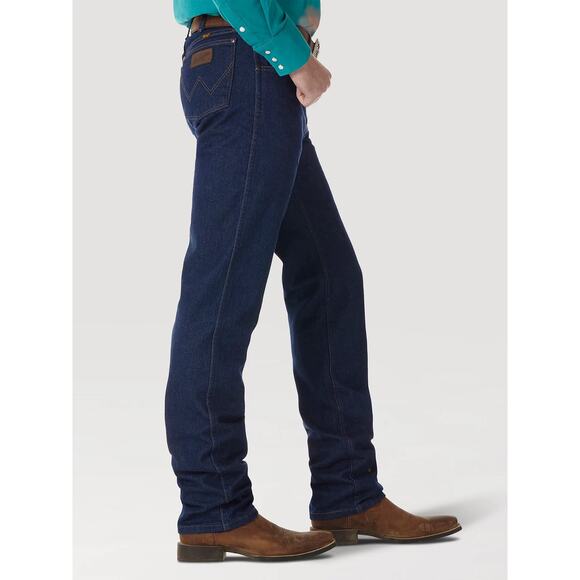 Wrangler Premium Performance Cowboy Cut Denim Jeans Mens 36 X 30 Blue 47MWZPW - Picture 3 of 9